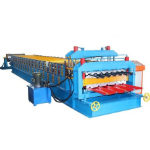 Máquinas de formação de folha de aço de camada dupla de acionamento hidráulico